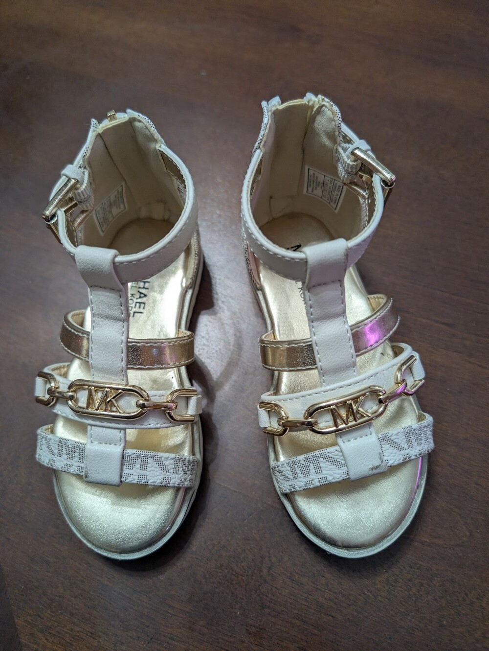 Michael Kors Kids Brandy Johanne Sandals Size 7 - Picture 7 of 8